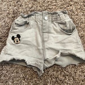Disney denim shorts